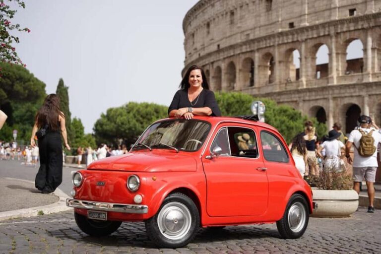 Rome: Ciao Bella Fiat 500 Vintage Journey with Aperol Spritz - Real Traveler Insights
