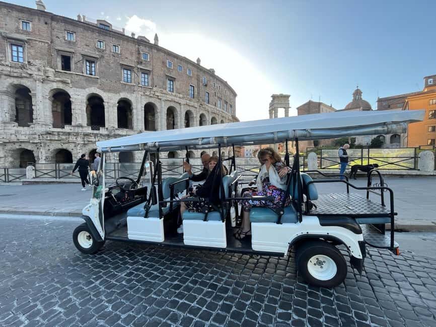 ROME: CUSTOMISABLE GOLF CART PRIVATE TOUR - Breaking Down the Itinerary