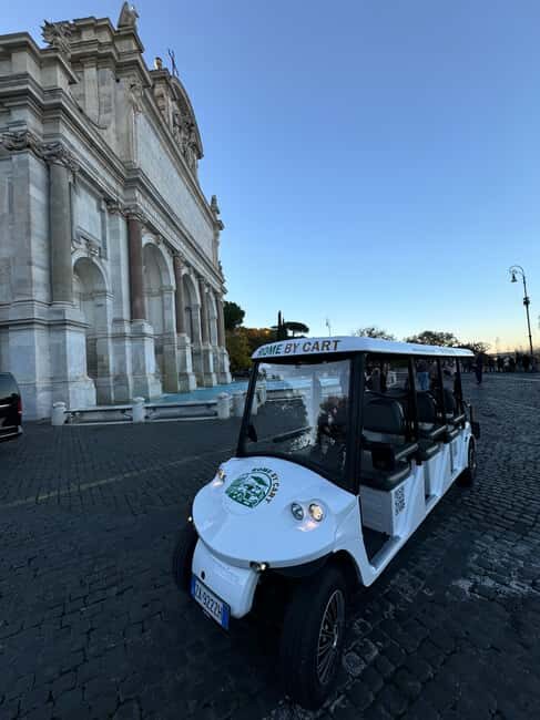 Rome: Exclusive 3Hour Golf Cart Tour with Local Food Tasting - What’s Included and What’s Not