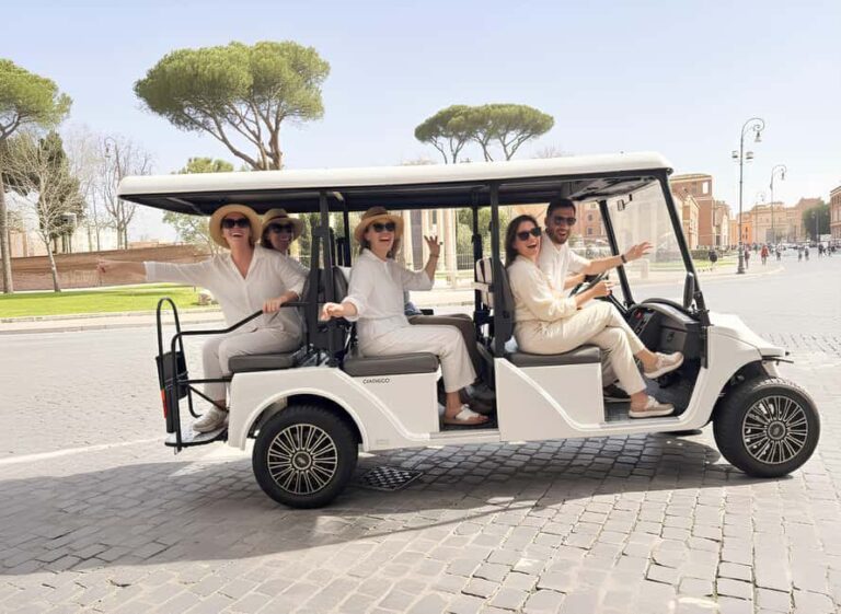 Rome: Explore Top Attractions by Exclusive Golf Cart Tour - What You Can Expect from the Itinerary