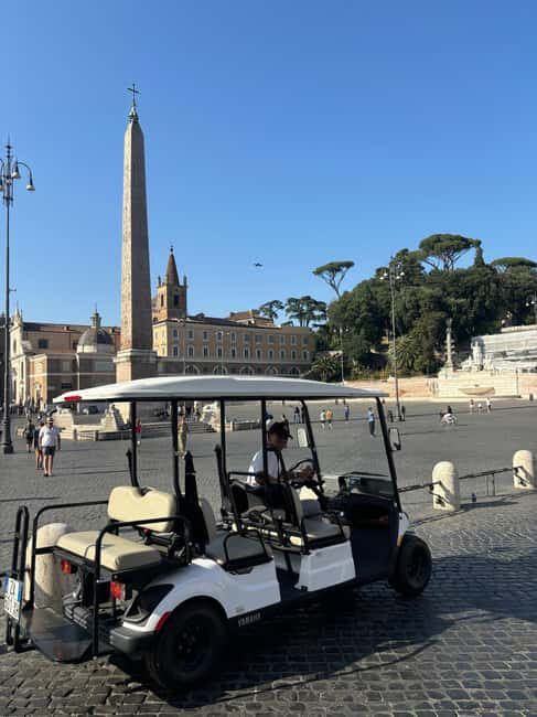Rome: Express 90' - Private Golf Cart Tour with Pick Up & Drop Off Included - Detailed Breakdown of the Itinerary