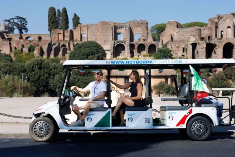 Rome: Fun Golf Cart Tour with Music and Gelato - Authentic Reviews in Practice