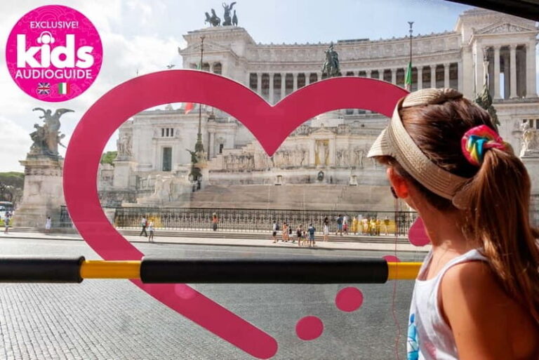 Rome: Hop-on Hop-off Sightseeing Bus Tour with Audioguide - What’s Included & What’s Not