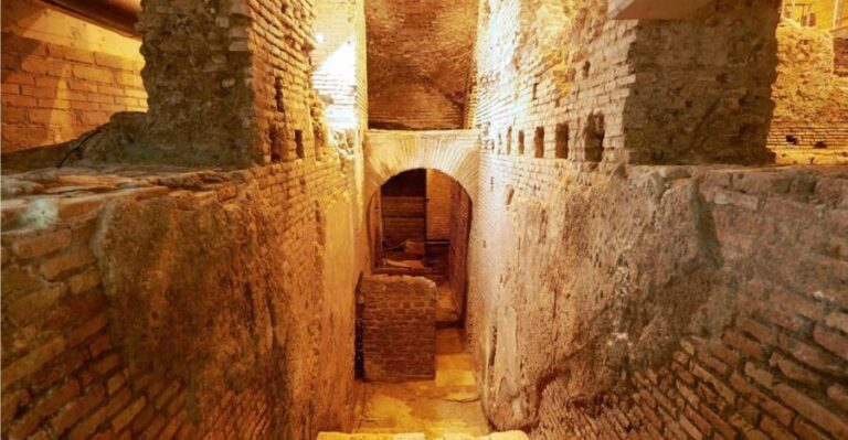 Rome: Immersive Underground and Piazzas Tour - Descending into the Underground of Piazza Navona