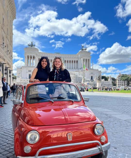 Rome in Style: Fiat Cinquecento Colosseum Photoshoot - The Itinerary & Experience Breakdown