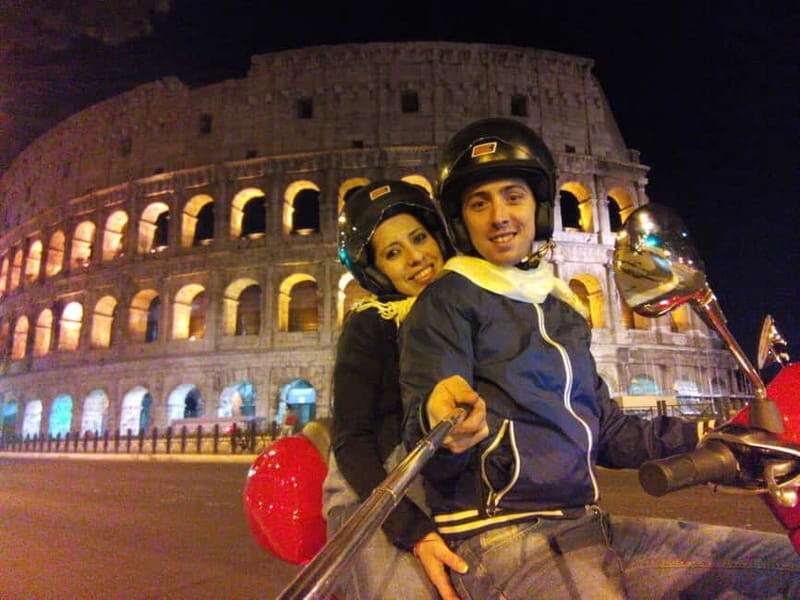 Rome: Nighttime Vespa Rental - The Route and Sights