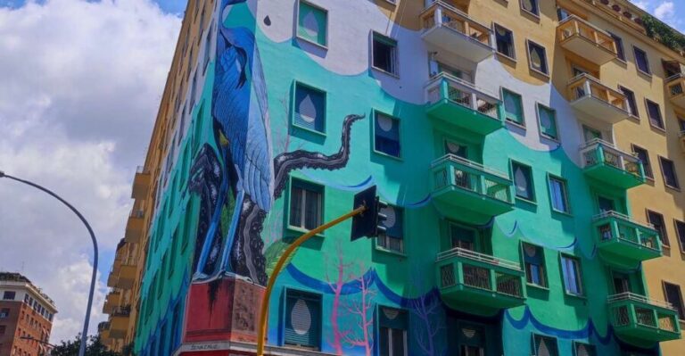 Rome: Ostiense Graffiti and Modern Street Art Walking Tour - The Experience of Walking the Streets