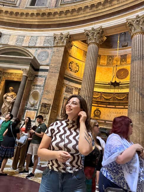 Rome: Pantheon Entry Experience with Host & Interactive App - Real Traveler Feedback & Insights