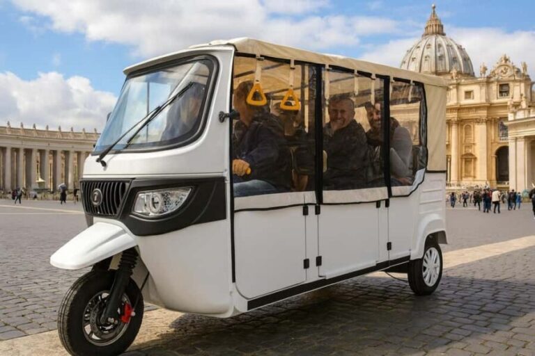 Rome: Photography service with Electric tuk tuk - The Logistics: How It Works