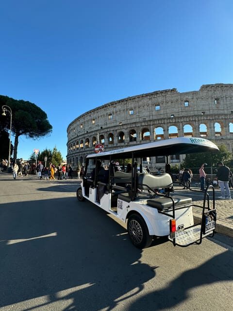 Rome: Private Golf Cart Tour in 3hours with Food Tasting - The Itinerary: What to Expect