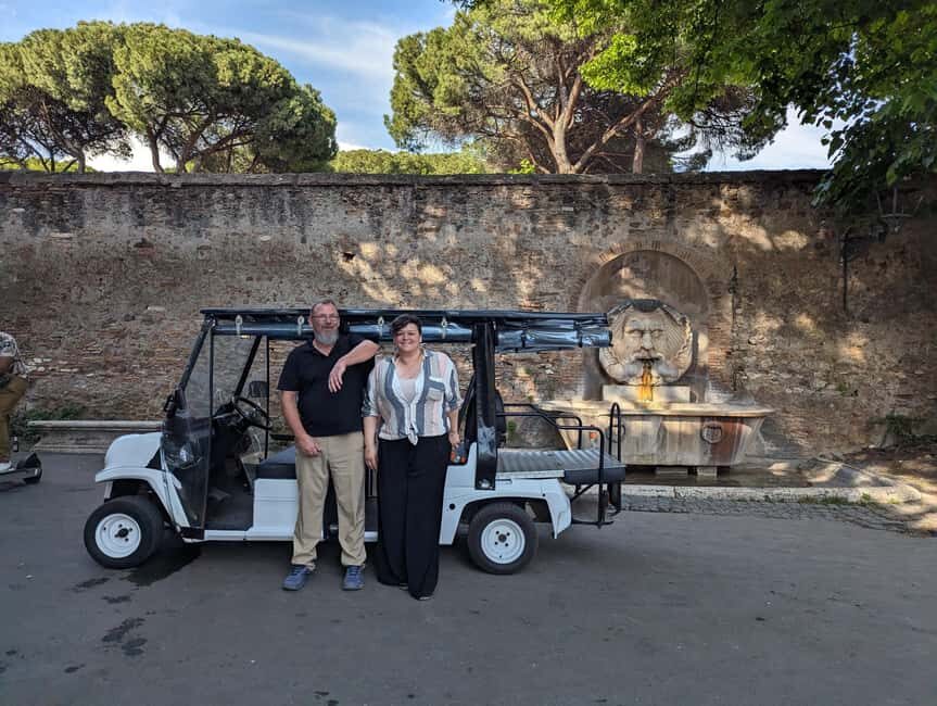 Rome: Private Golf Cart Tour with Hotel Pickup - The Itinerary Breakdown