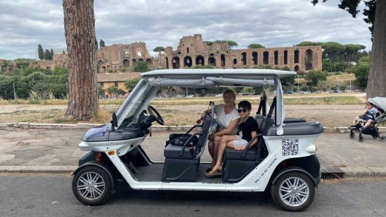Rome: Private Sightseeing Tour by Golf Cart - What to Expect on the Tour