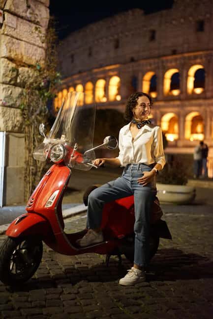 Rome: Vespa Night Experience with Aperol Spritz & Photos - The Ride: Comfort, Safety, and Group Size