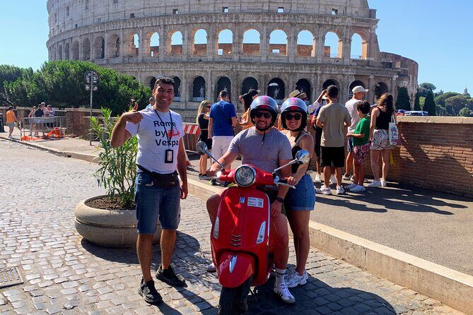 Rome Vespa Tour 3 hours with Francesco (Official Licensed Guide) - Frequently Asked Questions