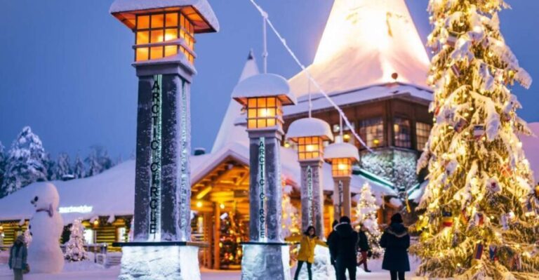 Rovaniemi: Meet Santa Claus, Reindeer Sleigh Ride & Huskies - Transportation & Group Size