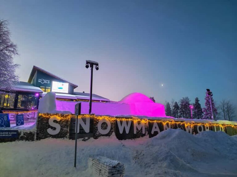 Rovaniemi: Santa Village, Snowman World & Husky Sledge Ride - Visiting Santa and the Wait Time
