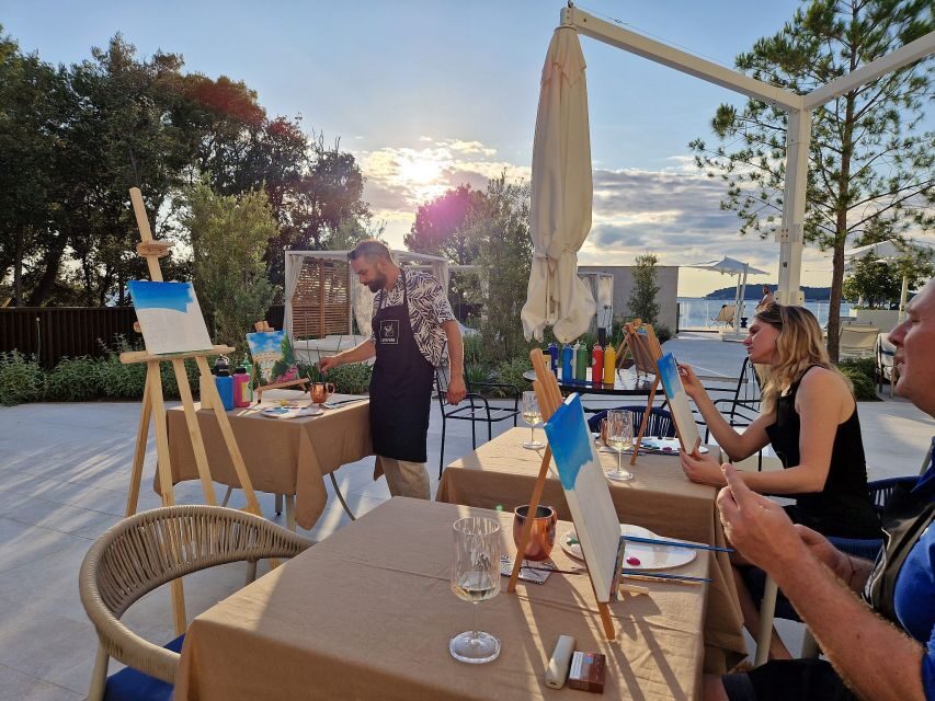 Rovinj: Artafera painting workshops - Paint, wine & more - The Experience in Detail