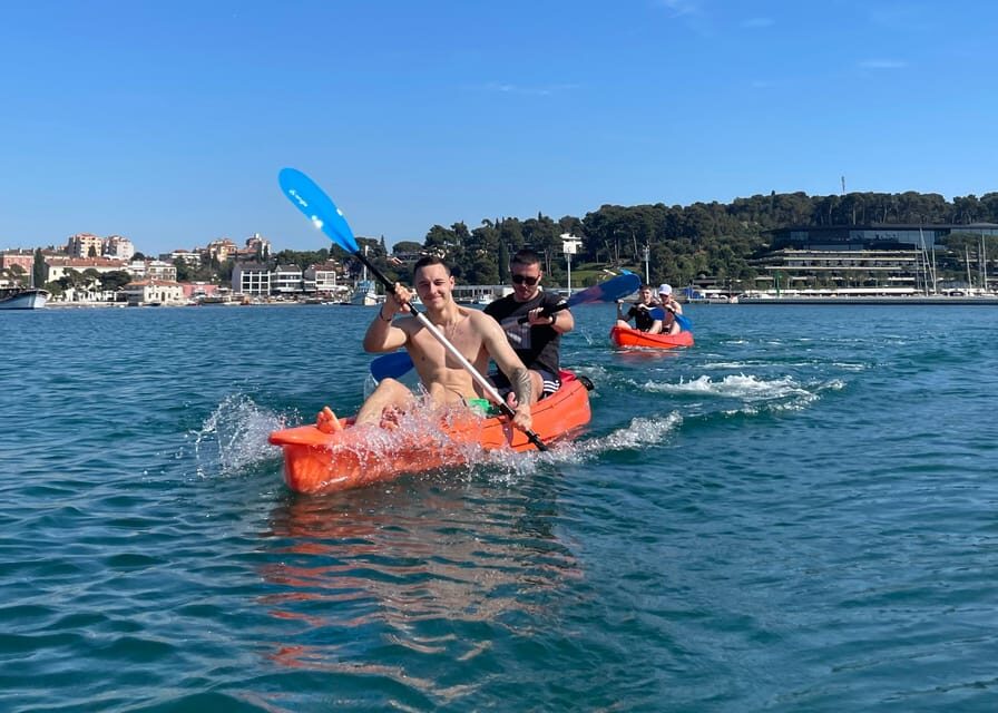 Rovinj:BUBA KAYAK TOURS:snorkeling,jumping,FREEdrinks&photos - The Itinerary Breakdown