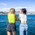 Sailing catamaran ride through Cova Tallada and optional swim stop - The Swim Stop: A Refreshing Bonus