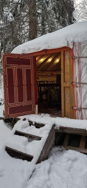 Saint-Gervais: Yurt evening - The Playful Sled Ride — A Surprise Highlight