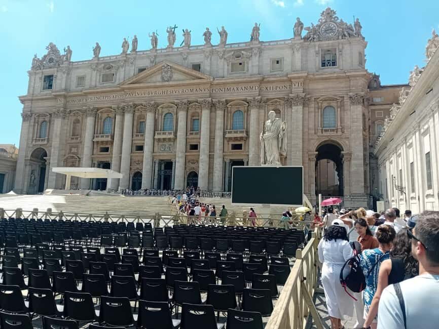 Saint Peters Basilica Guided Tour with Dome Access - Practical Details