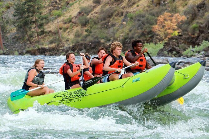 Salmon River Half Day Rafting in Riggins Idaho - The Rapids and the Adventure