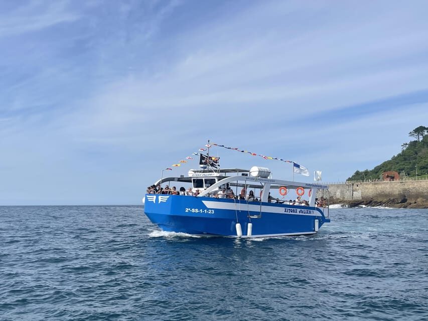 San Sebastian: Boat Tour with Stop at Santa Clara - What to Expect from the Tour