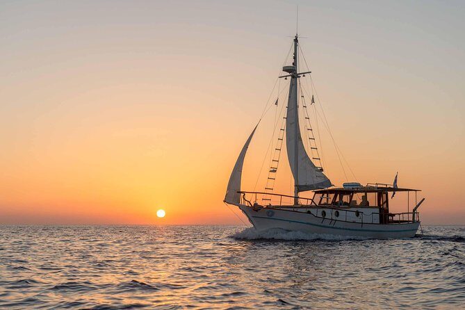 Santorini Caldera Sunset Traditional Cruise with Meal and Drinks - What You Can Expect Onboard
