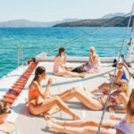 Santorini: Catamaran Tour with BBQ Dinner, Drinks, and Music - The Food and Drinks