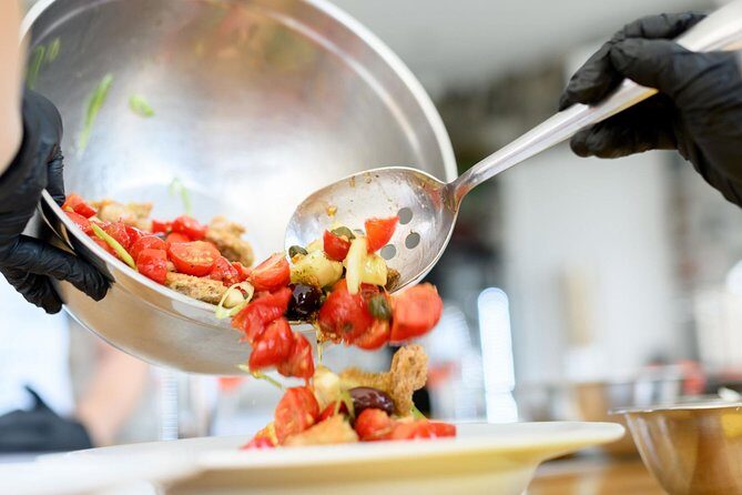 Santorini Farm-to-Table Cooking Class with a Local Chef, Christos - The Meal and Wine Pairing