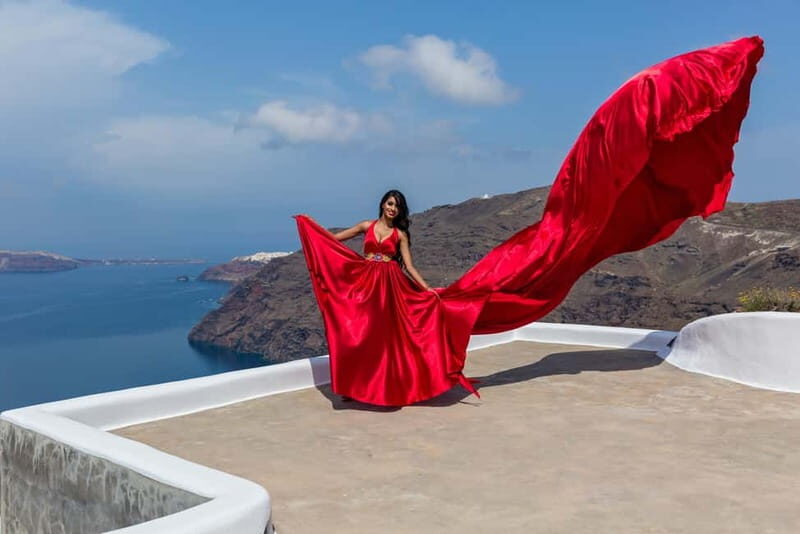 Santorini: Flying Dress Photoshoot - The Locations and Experience Details