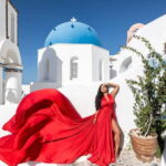 Santorini: Flying Dress Photoshoot **Dress Included** - The Itinerary Breakdown