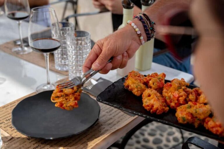 Santorini : Greek Spirits and Food Tasting Experience - The Food and Drink