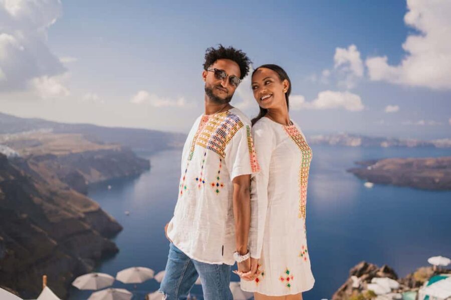 Santorini: Imerovigli Professional Photoshoot in Blue Dome - The Itinerary and Location