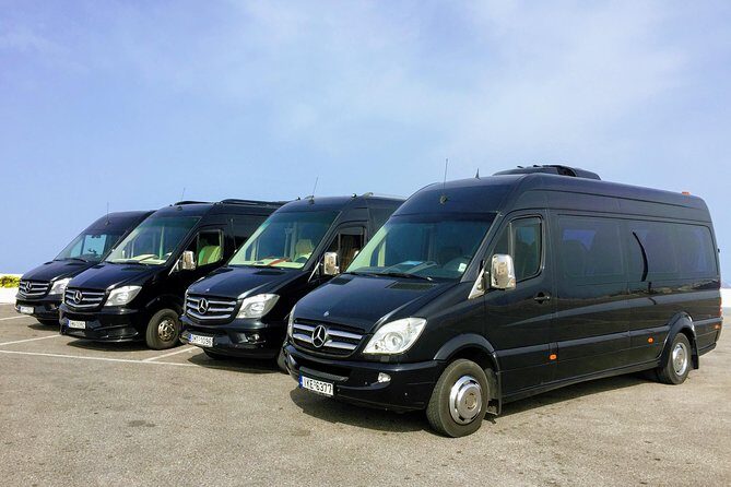 Santorini JTR Airport Transport & Transfer Services - Meeting Point and Vehicle Quality