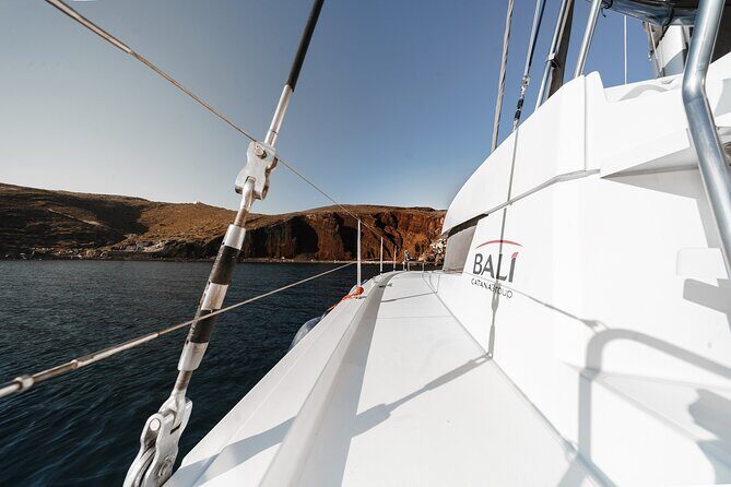 Santorini Luxury Catamaran Private Cruise - The Food and Drinks