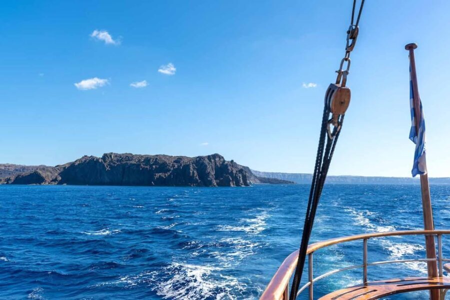 Santorini Port: Cruise to Volcano, Hot Springs & Thirassia - The Active Volcano: Nea Kameni