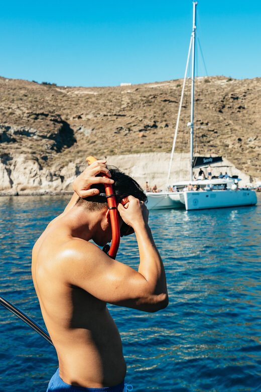 Santorini: Private Catamaran Tour with BBQ Meal and Drinks - The Itinerary: A Day in the Life of Your Private Cruise