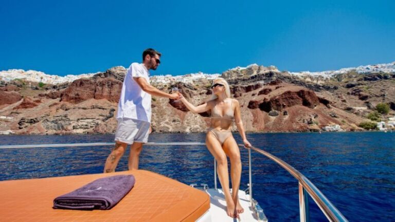 Santorini: Private Diamond 36 Motor Yacht Caldera Cruise - What to Expect from the Experience