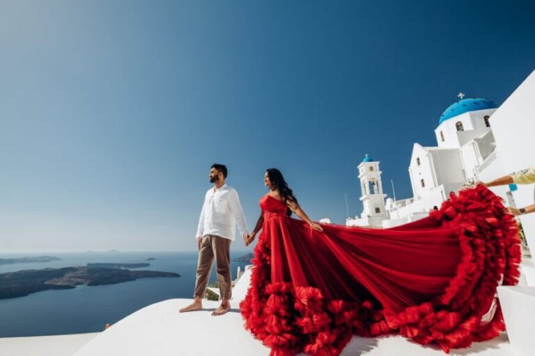 Santorini: Private Flying Dress Photoshoot Experience - Value for Money