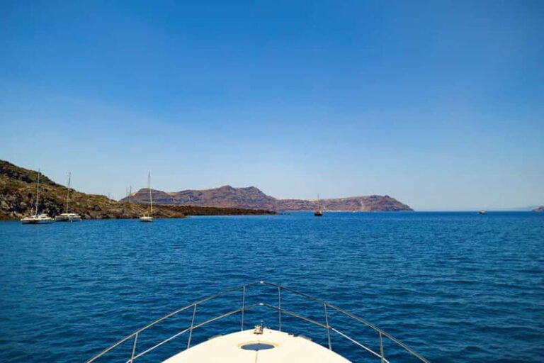 Santorini: Private Yacht Experience of Timeless Elegance - What’s Included and What’s Not