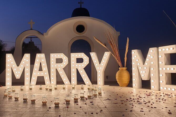 Santorini wedding propose - The Island Photo Tour