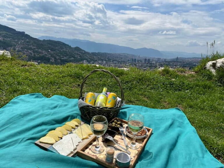 Sarajevo: Sunset Picnic with Wine or Beer and Snacks - The Itinerary in Detail