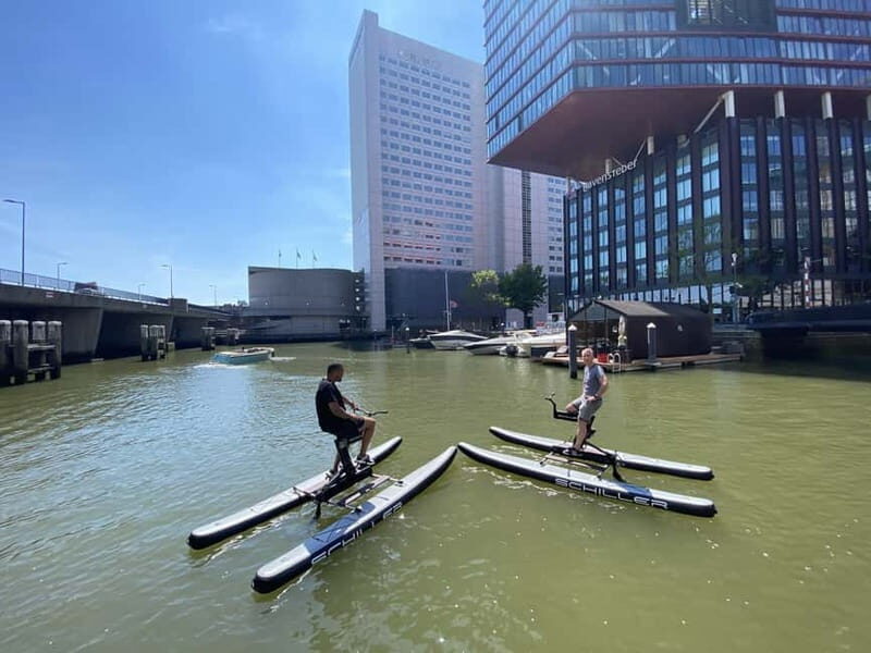 Schiller Water Bike Rental in Maritime District Rotterdam - The Routes & the Experience