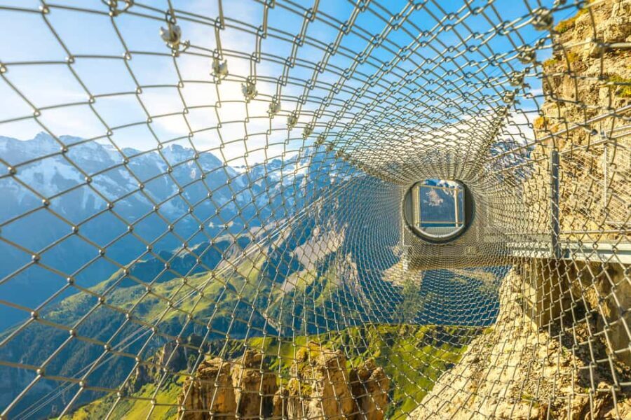 Schilthorn & Lauterbrunnen Private Day Trip | From Zurich - Ascending into the Mountains: The Cable Car to Schilthorn