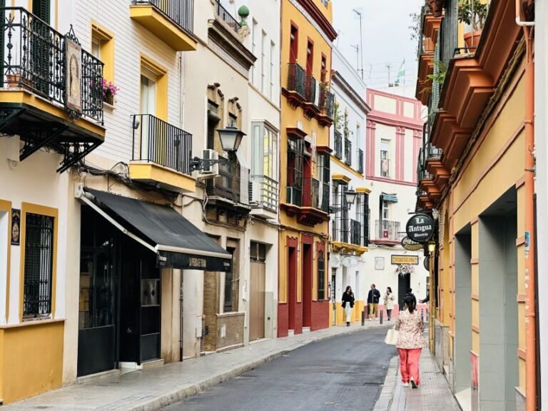 Seville Full Day Tour with Alcázar & Flamenco - Wandering the Narrow Streets of Santa Cruz