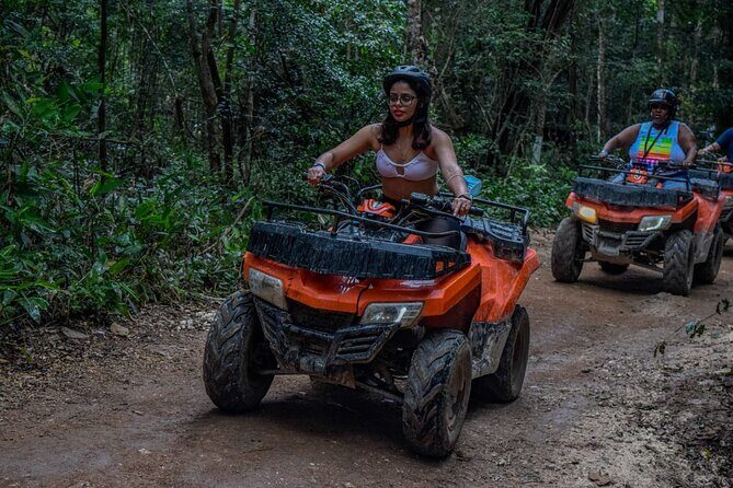 Shared ATV's and Zip Lines and Swimming in a Real Cenote. - Value for Money