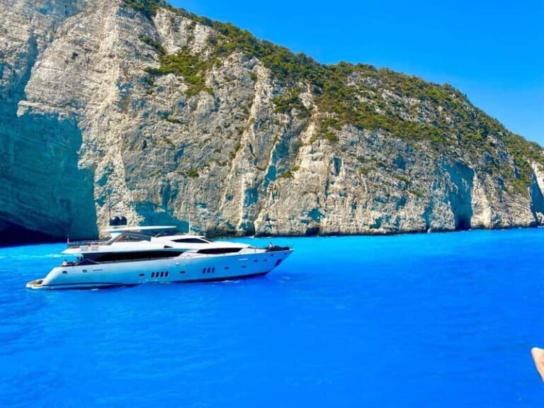 Shipwreck cruise, Blue Caves cruise, Xigia Beach, 3 stops - What’s Included and What’s Not