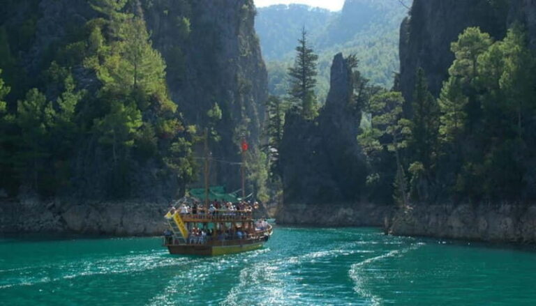 Side/Alanya: Green Canyon Boat Trip w/Unlimited Soft Drinks - Cruising Green Canyon: Views and Serenity