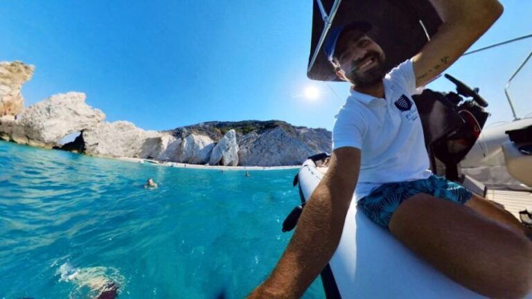 Skiathos: Private Day Cruise with a Speed Boat around island - The Itinerary in Detail